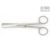 Surgical scissors - straight - blunt/blunt - 16 and 18cm