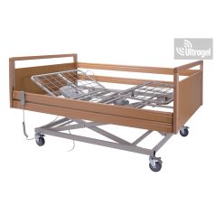   Ápolási ágy és betegágy  állítható magasság, háttámla, térd - kapaszkodóval MP380