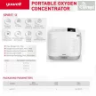 Hordozható Oxigen Koncentrator Spirit 3 YUWELL- 3,75l/perc