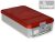 Sterilization box with 1 valve, red (465x280x100 /150mm)