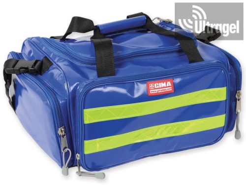 Sürgősségi táska - kék/ piros - PVC bevonattal