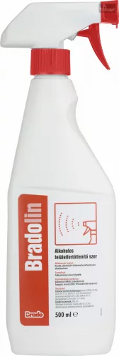 BradoLin 500ml aldehidmentes ALKOHOLOS felületfertőtlenítő - szórófejjel