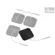 Tens electrode with cable and 2mm connector - 45x50mm (4pcs)