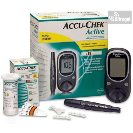 Blood glucose meter Roche Accu Check Active