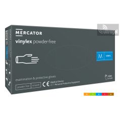 Mercator vinylex®  PÚDERMENTES Vinil vizsgálókesztyű