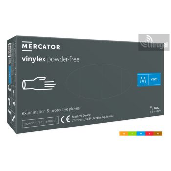 Mercator vinylex®  PÚDERMENTES Vinil vizsgálókesztyű