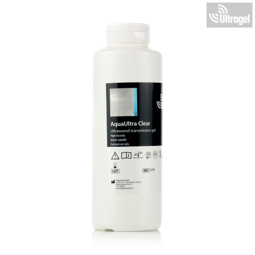 AquaUltra Clear 500ml-es színtelen ultrahang gél 