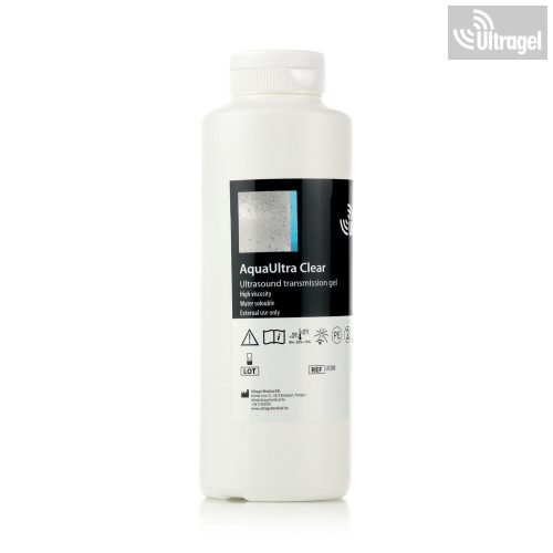 Ultrasound gel - AquaUltra Clear 500ml colourless ultrasound gel