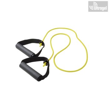   Gumis expander két markolattal  - 5 erősségi színben, 120cm