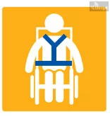 Mágneses Betegrögzítő heveder - TOLÓSZÉKHEZ VÁLLRÖGZÍTŐ