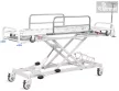 Betegtoló kocsi 2 részes, hidraulikus magasság állítás 630-890mm, 250kg
