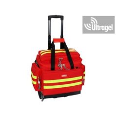 Sürgősségi táska gurulós - SMART 56x32x49 cm - piros