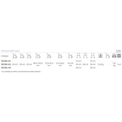 Szoba WC Toalett szék / Fürdető szék, fix - 120kg