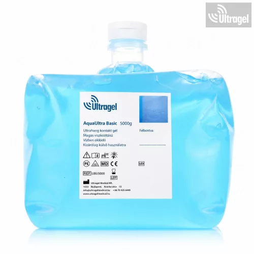 Ultrahang gél - AquaUltra BASIC 5000ml ultrahang gél lágy ballonban