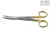 Gold - Olló 14.5cm, Hajlított, Hegyes/Hegyes Tungsten Karbon