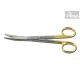 Gold - Olló 14.5cm, Hajlított, Hegyes/Hegyes Tungsten Karbon