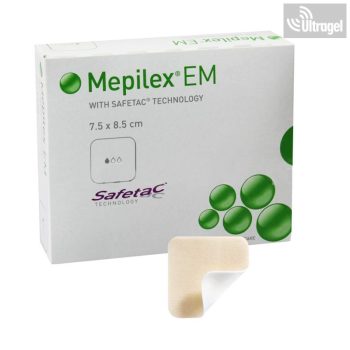   Mölnlycke Mepilex® EM 17.5 x 17.5cm - egyhén váladékozó sebek kezelésére (5db)
