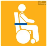 Mágneses Betegrögzítő heveder - TOLÓSZÉKHEZ HASI PÁNT
