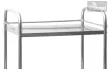 Rozsdamentes műszerkocsi 2 polcos 67 x 45 cm