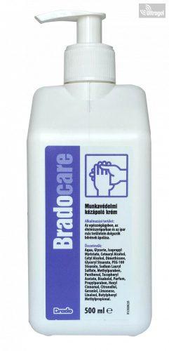 BradoCARE glicerines kézápoló és kézvédő krém - 100 / 500 ml