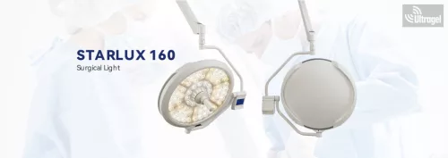 MŰTŐLÁMPA mennyezeti DUPLA 2x160.000LUX + 32" monitor INSPIRE Starlux 160