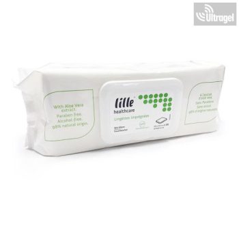 Lille, Aloe tartalmú nedves törlőkendő - 80db