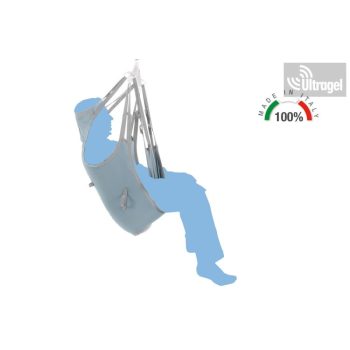 Betegemelő heveder FEJTÁMASZTÓVAL - 180kg  RP881