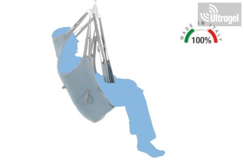 Betegemelő heveder FEJTÁMASZTÓVAL - 180kg  RP881