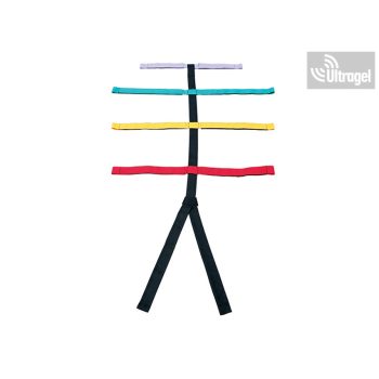 Bed anchoring strap for anti-trauma paddle stretcher RAGNO