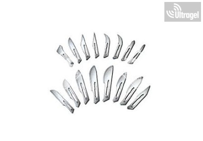 Scalpel blades stainless steel, individually packed - (No.10 - No.23)