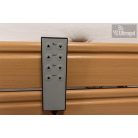 Ápolási ágy és betegágy állítható magasság, hát, térd - 38-81cm, kapaszkodóval - 220kg  ECOFIT S 