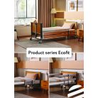 Ápolási ágy és betegágy állítható magasság, hát, térd - 38-81cm, kapaszkodóval - 220kg  ECOFIT S 