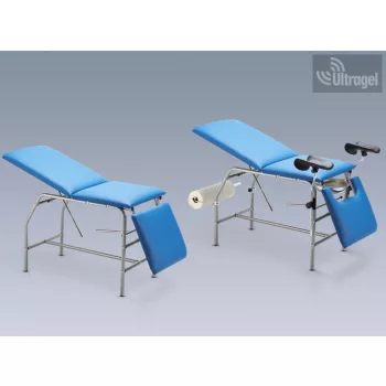 Nőgyógyászati vizsgálószék / vizsgálóágy krómozott