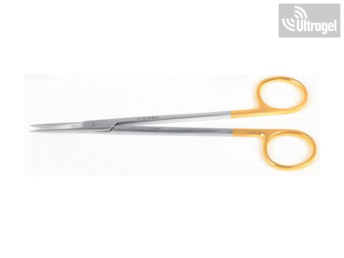 Gold - Kelly precíziós olló 16 cm egyenes / hajlított Tungsten Karbid