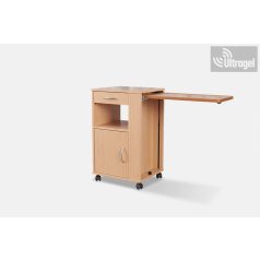   Kombinált fa éjjeliszekrény LEHAJTHATÓ és DÖNTHETŐ asztallal ECOfit PALMA 