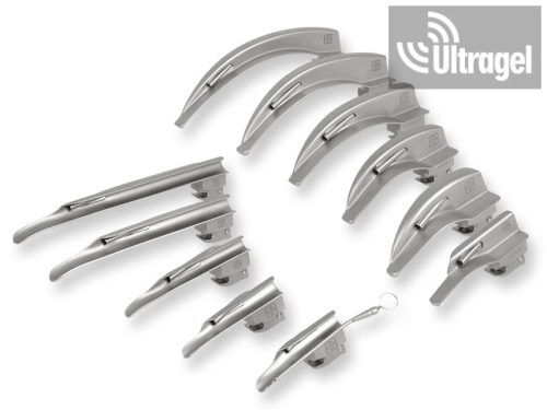 Laringoscope blade fibre optic F.O. Nr.00 - 5 sizes Miller or McIntosh
