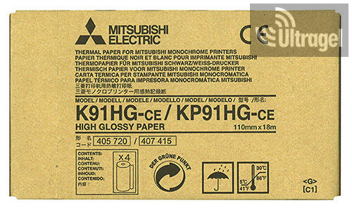 Videoprinter papír Mitsubishi KP91 HG - CE (original)