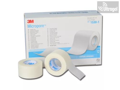 3M Micropore™ papír alapú ragtapasz 2,5cm x 9,1m - 1530-1