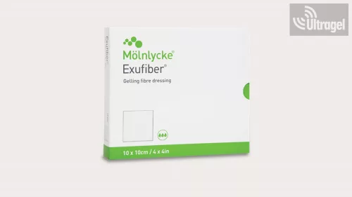Mölnlycke Exufiber 4.5x20cm - rostkötszer, üreges sebekhez