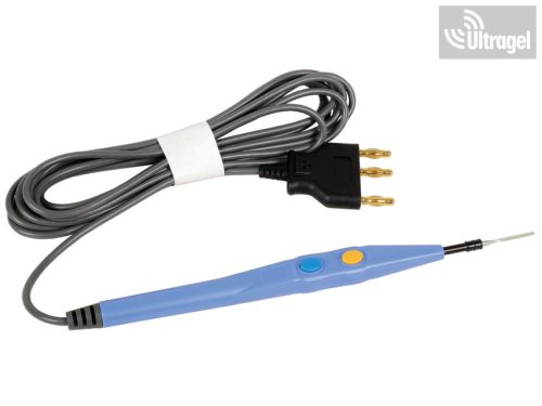 Kétkapcsolós STERILIZÁLHATÓ 100x VALLEYLAB/GIMA 5m kés elektródával nagyfrekvenciás kézidarab, elektróda nyél; 