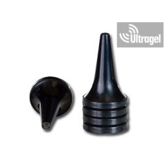   Ear cones 4.0mm Heine, Kawe, Riester, Luxamed - 250 pieces - black