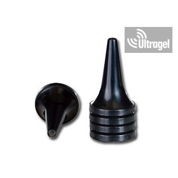   Ear cones 4.0mm Heine, Kawe, Riester, Luxamed - 250 pieces - black
