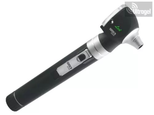Otoszkóp 2.5V LED, tölthető akkuval - Sigma  (USB vagy asztali töltés)