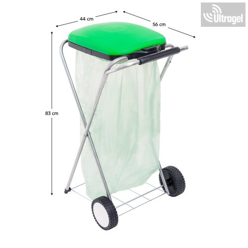Szemetesgyűjtő kocsi 130L