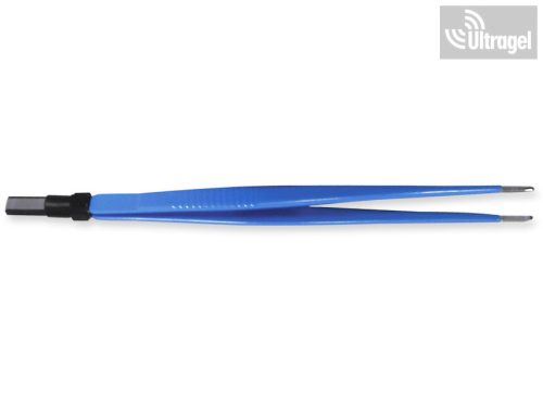 Bipoláris csipesz egyenes, 18cm - Többszörhasználatos - 2mm hegy