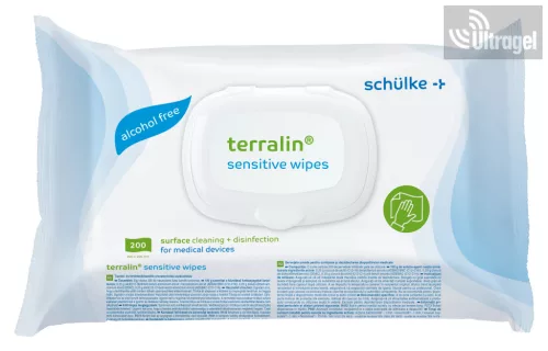 terralin® sensitive wipes – ALKOHOLMENTES fertőtlenítő kendő - 200 kendő