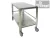 Rozsdamentes műszerasztal - 2 polcos - 120x65cm műszerkocsi