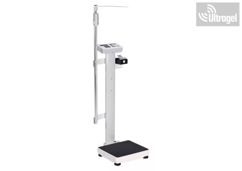 Digitális állványos mérleg magasságmérővel MS4910, 300kg, BMI, Medikai Class III. hitelesített Charder 