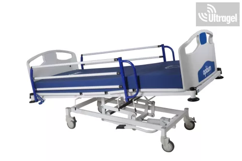 Hidraulikus Kórházi ágy, 4 részes (háttámla, térd, magasság, TR) 250kg ME53