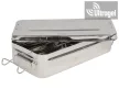 Stainless steel instrument box - with handle - multiple sizes